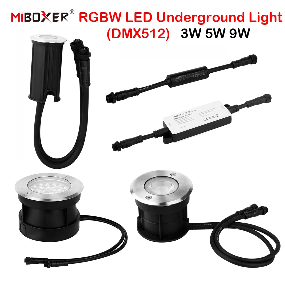 Miboxer RGBW LED  , 3W, 5W, 9W, 24V, DMX512   , ٴ ż   